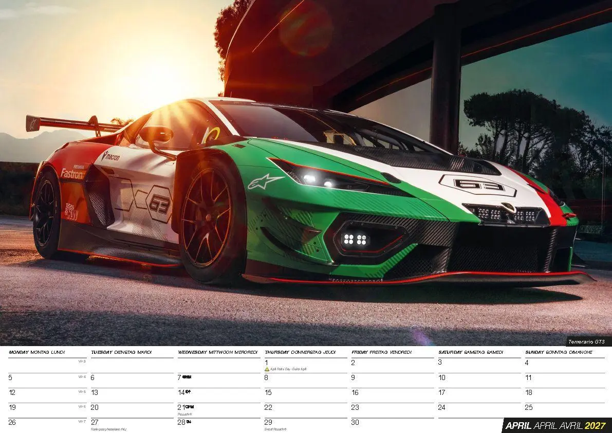 Bild: 9798893613681 | Lamborghini Kalender 2027 | Kalender | 14 S. | Deutsch | 2027