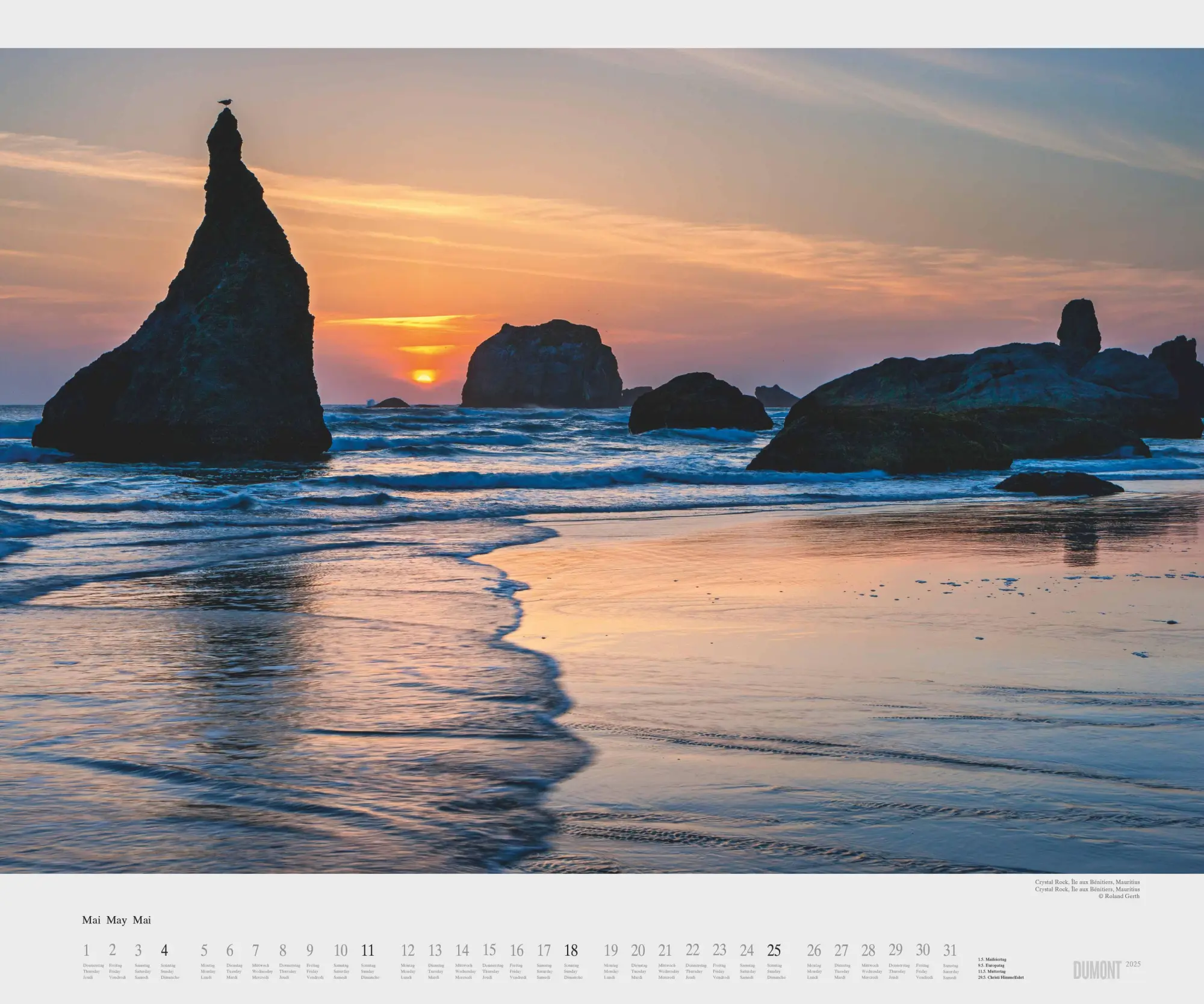 Bild: 4069095003781 | Das Meer 2026 - Natur-Fotografie von Roland Gerth - Wandkalender 60...