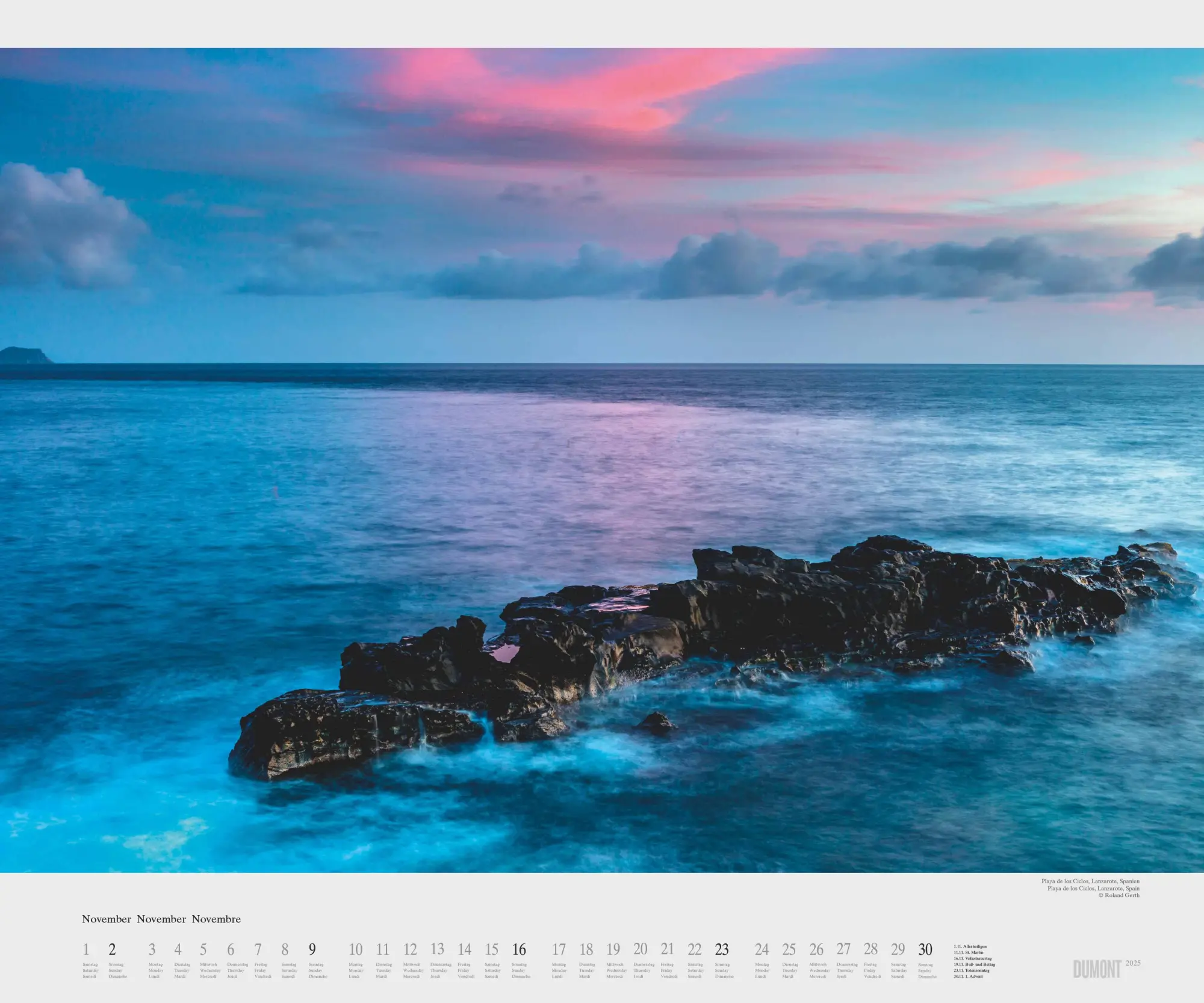 Bild: 4069095003781 | Das Meer 2026 - Natur-Fotografie von Roland Gerth - Wandkalender 60...