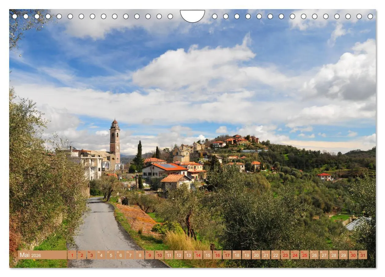 Bild: 9783457823781 | Ligurien für Träumer (Wandkalender 2026 DIN A4 quer), CALVENDO...