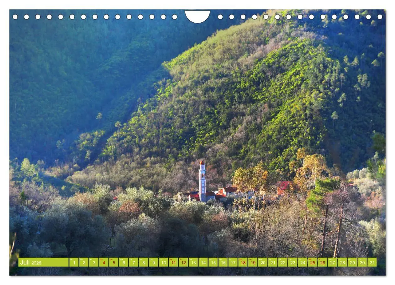 Bild: 9783457823781 | Ligurien für Träumer (Wandkalender 2026 DIN A4 quer), CALVENDO...