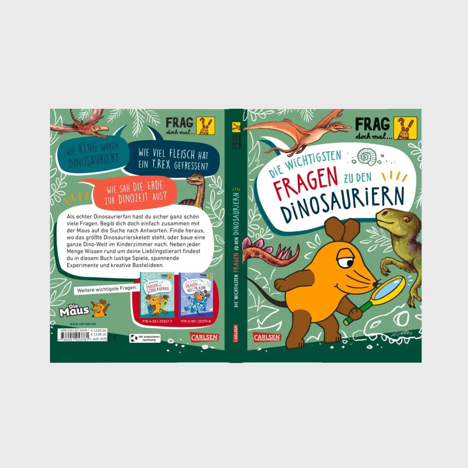 Bild: 9783551253781 | Frag doch mal ... die Maus: Die wichtigsten Fragen zu Dinosauriern