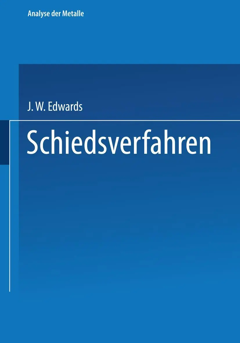 Cover: 9783662373781 | Schiedsverfahren | Chemiker-Fachausschuss (u. a.) | Taschenbuch | viii