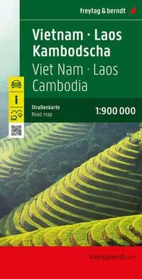 Cover: 9783707913781 | Vietnam - Laos - Kambodscha 1 : 900 000 | freytag &amp; berndt | Deutsch