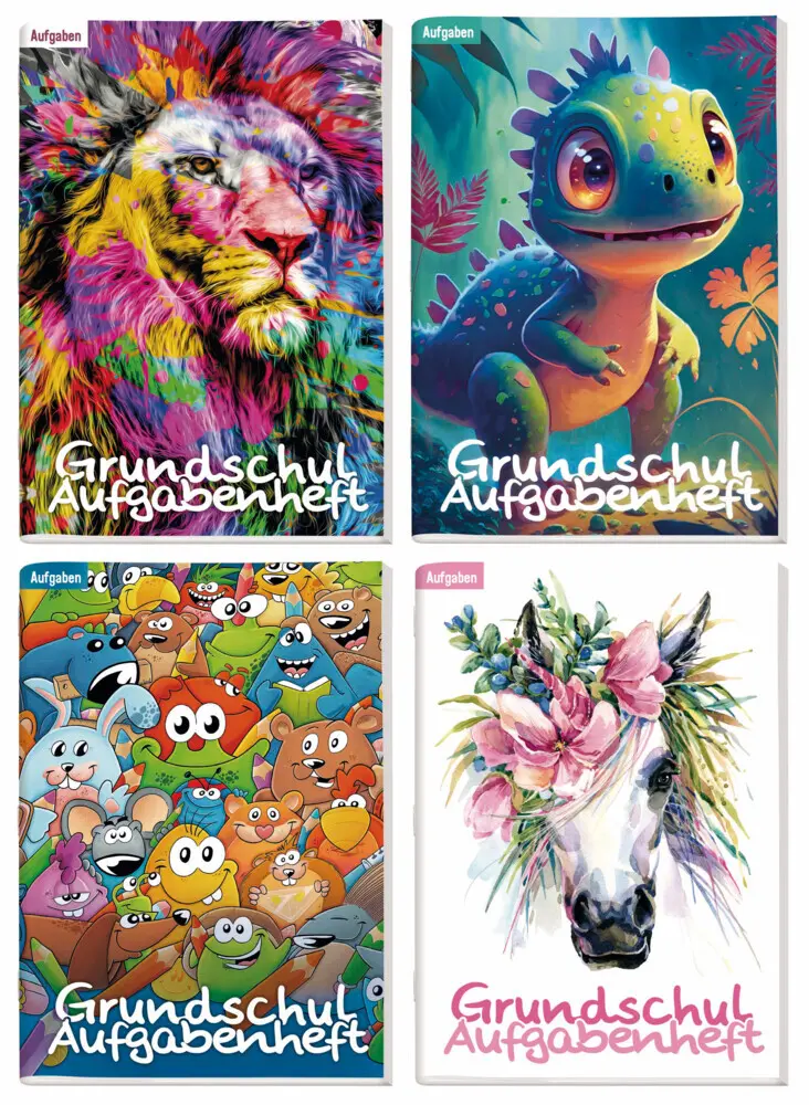 Cover: 9783866793781 | Lernfreunde Grundschul-Aufgabenheft mini A6 (sortiert) | Broschüre