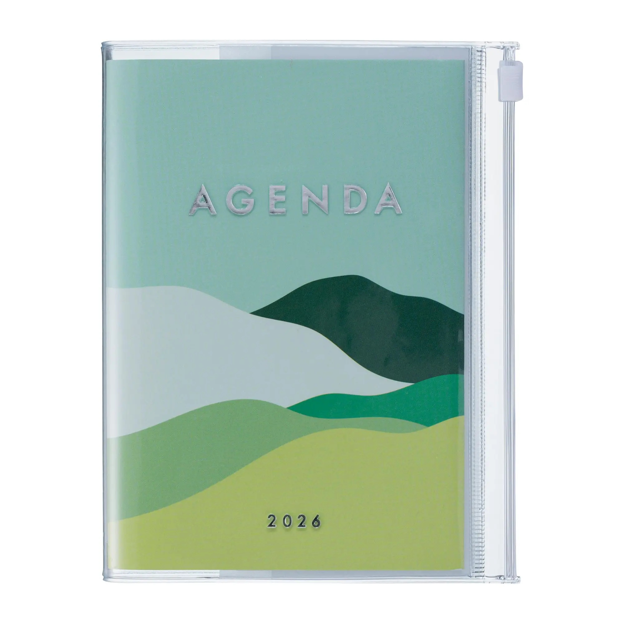 Cover: 4550045143881 | MARK'S 2025/26 Taschenkalender, A6 Mountain // Green | MARK'S Inc.