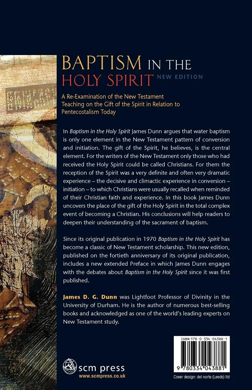 Rückseite: 9780334043881 | Baptism in the Holy Spirit | James D. G. Dunn | Taschenbuch | Englisch
