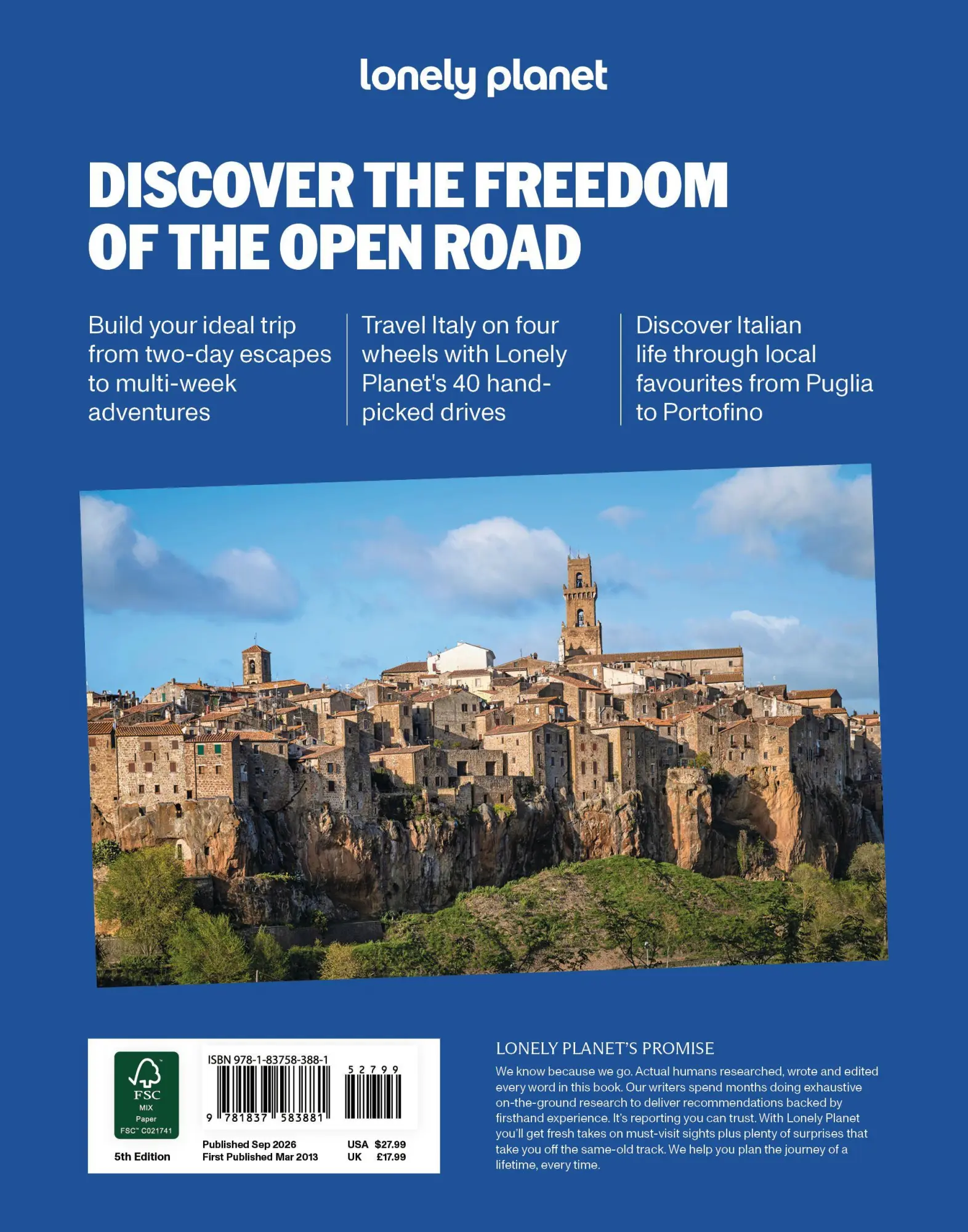Bild: 9781837583881 | Lonely Planet Best Road Trips Italy | Gregor Clark (u. a.) | Buch