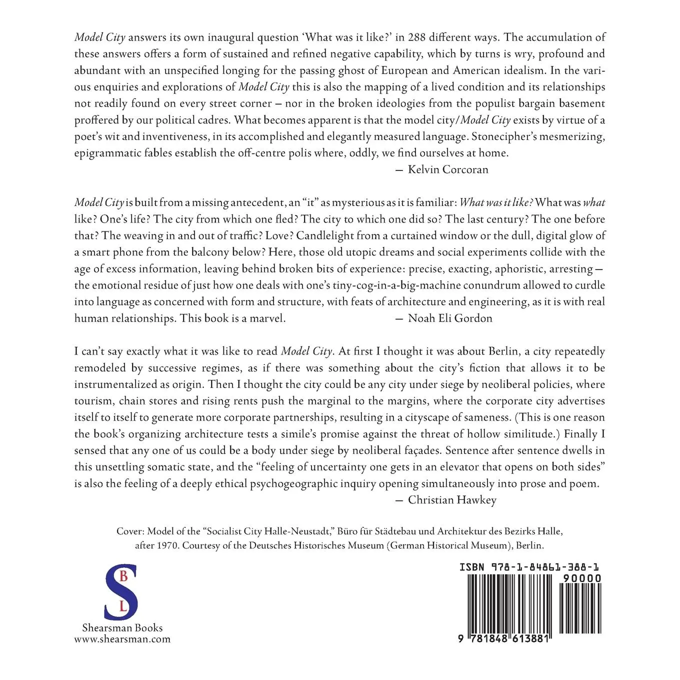 Rückseite: 9781848613881 | Model City | Donna Stonecipher | Taschenbuch | Englisch | 2015
