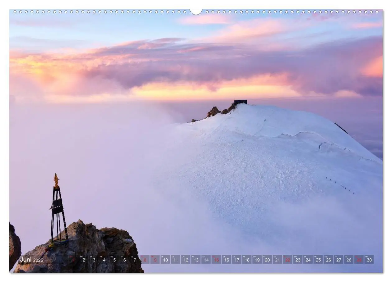 Bild: 9783435583881 | Monte Rosa (Wandkalender 2025 DIN A2 quer), CALVENDO Monatskalender