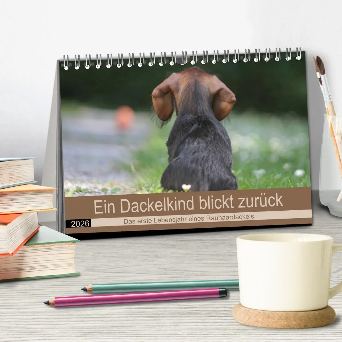 Bild: 9783457673881 | Ein Dackelkind blickt zurück (Tischkalender 2026 DIN A5 quer),...