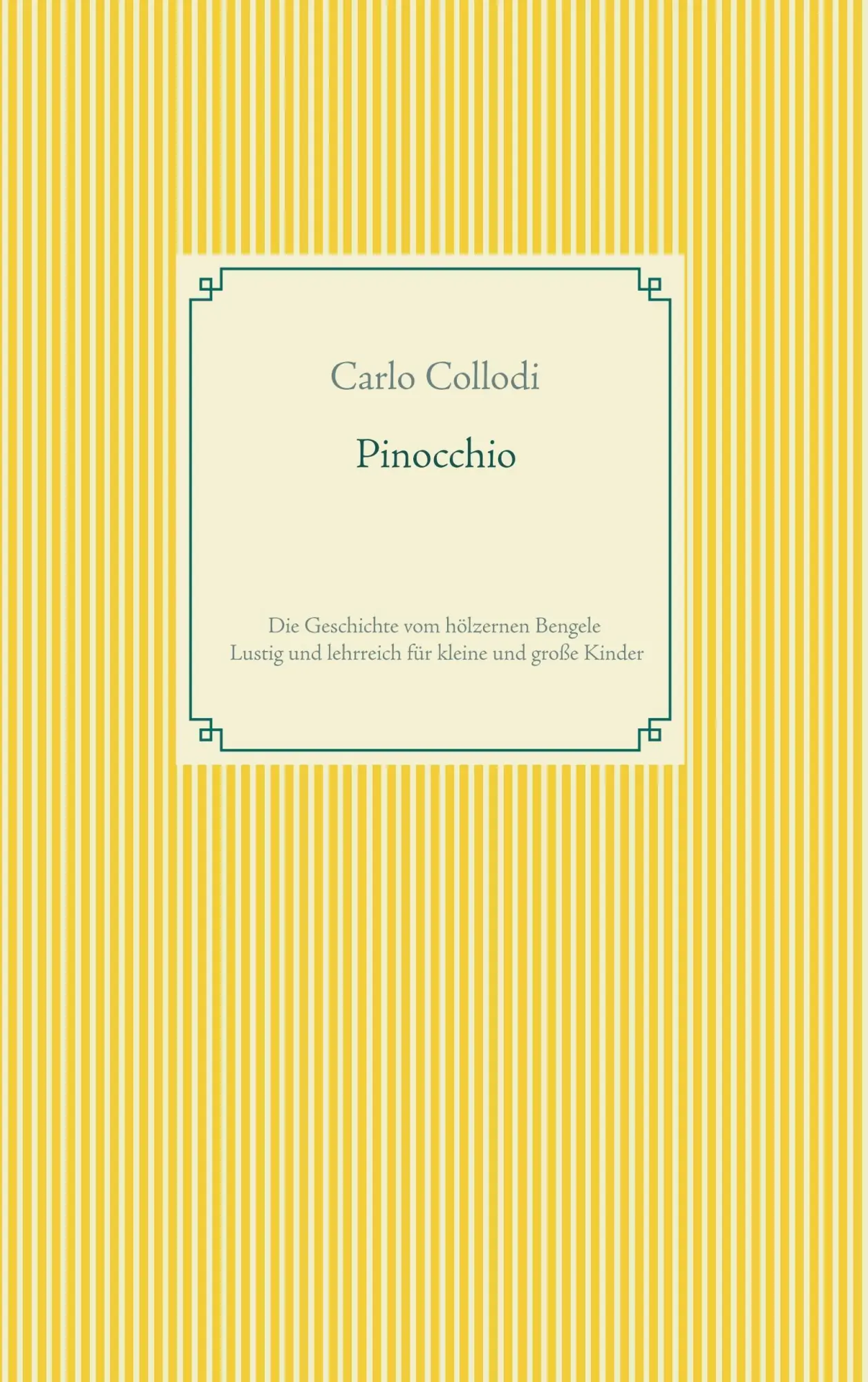 Cover: 9783746063881 | Pinocchio | Carlo Collodi | Taschenbuch | Paperback | 144 S. | Deutsch