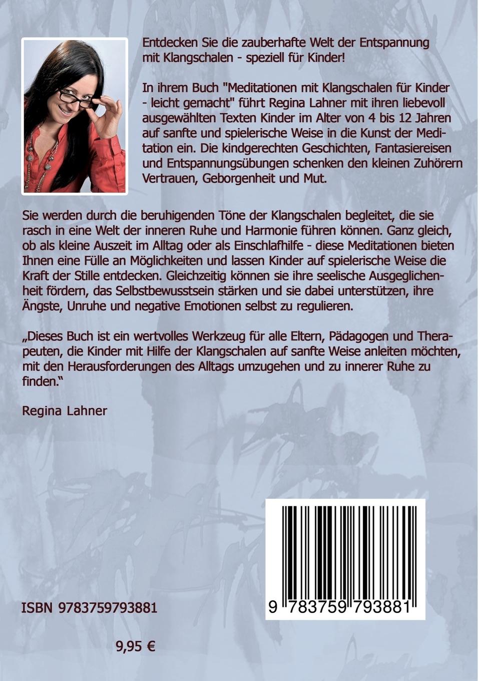 Rückseite: 9783759793881 | Meditationen mit Klangschalen für Kinder | leicht gemacht | Lahner