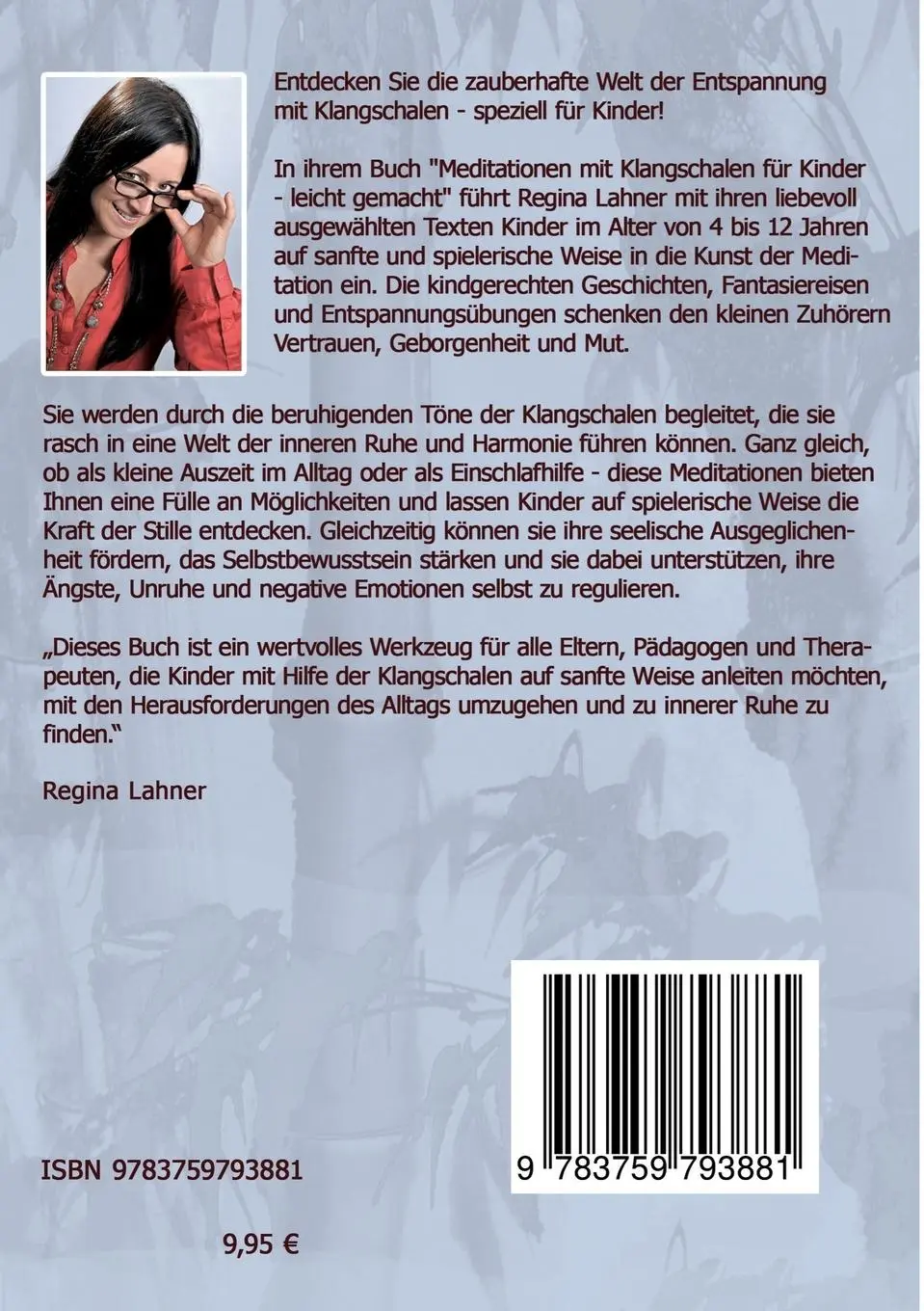 Rückseite: 9783759793881 | Meditationen mit Klangschalen für Kinder | leicht gemacht | Lahner