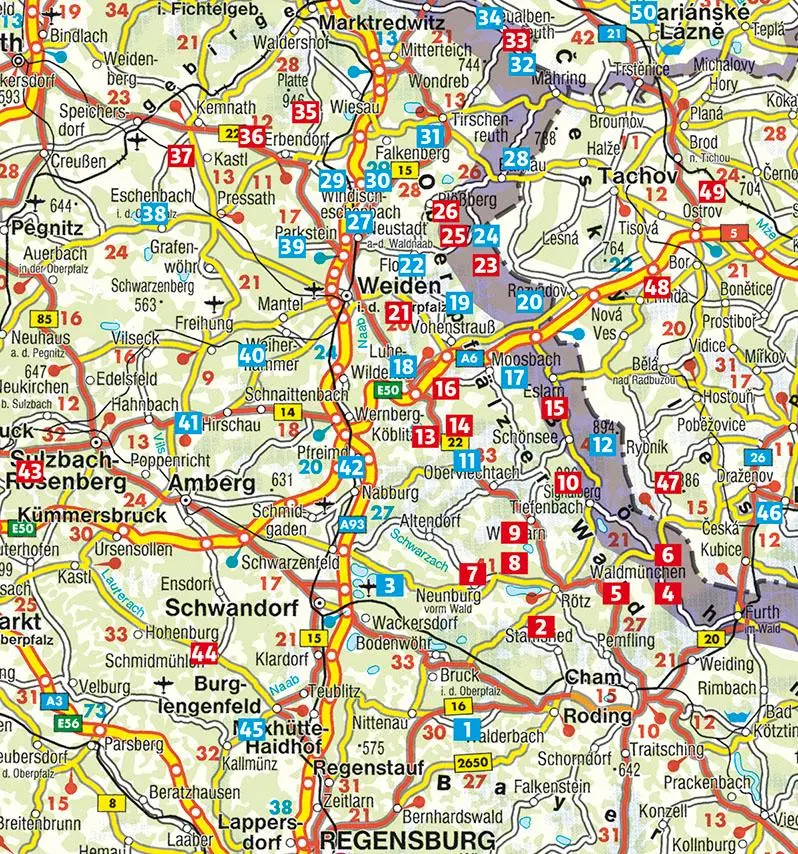 Bild: 9783763343881 | Oberpfälzer Wald | Eva Krötz | Taschenbuch | Rother Wanderführer