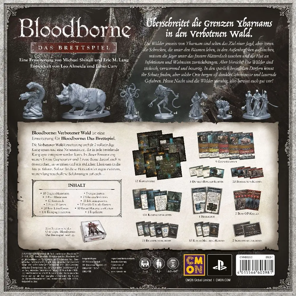 Bild: 4015566603981 | Bloodborne Das Brettspiel - Verbotener Wald | Michael Shinall (u. a.)