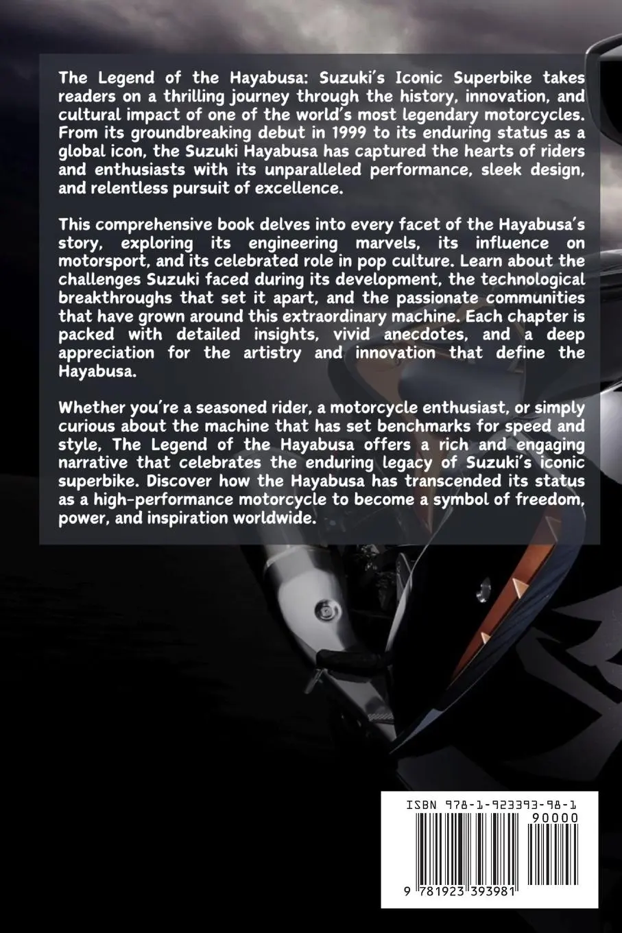 Rückseite: 9781923393981 | The Legend of the Hayabusa | Suzuki's Iconic Superbike | Psaila | Buch