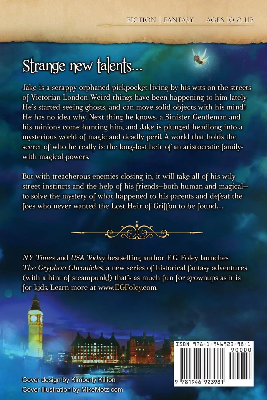 Rückseite: 9781946923981 | The Lost Heir (The Gryphon Chronicles, Book 1) | E. G. Foley | Buch
