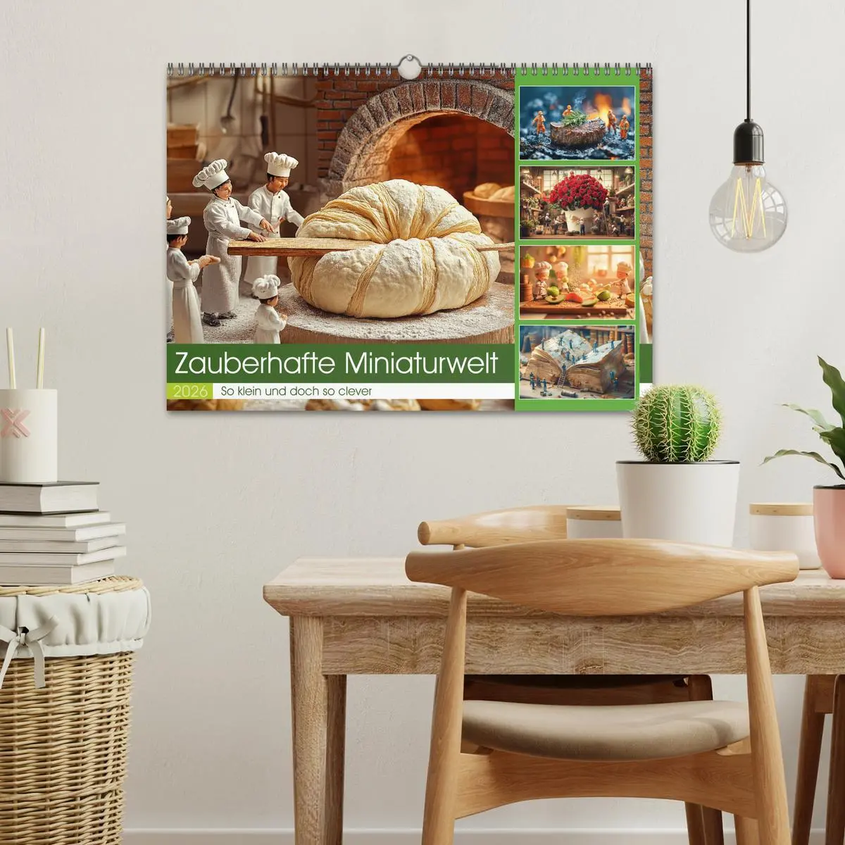 Bild: 9783457283981 | Zauberhafte Miniaturwelt (Wandkalender 2026 DIN A3 quer), CALVENDO...