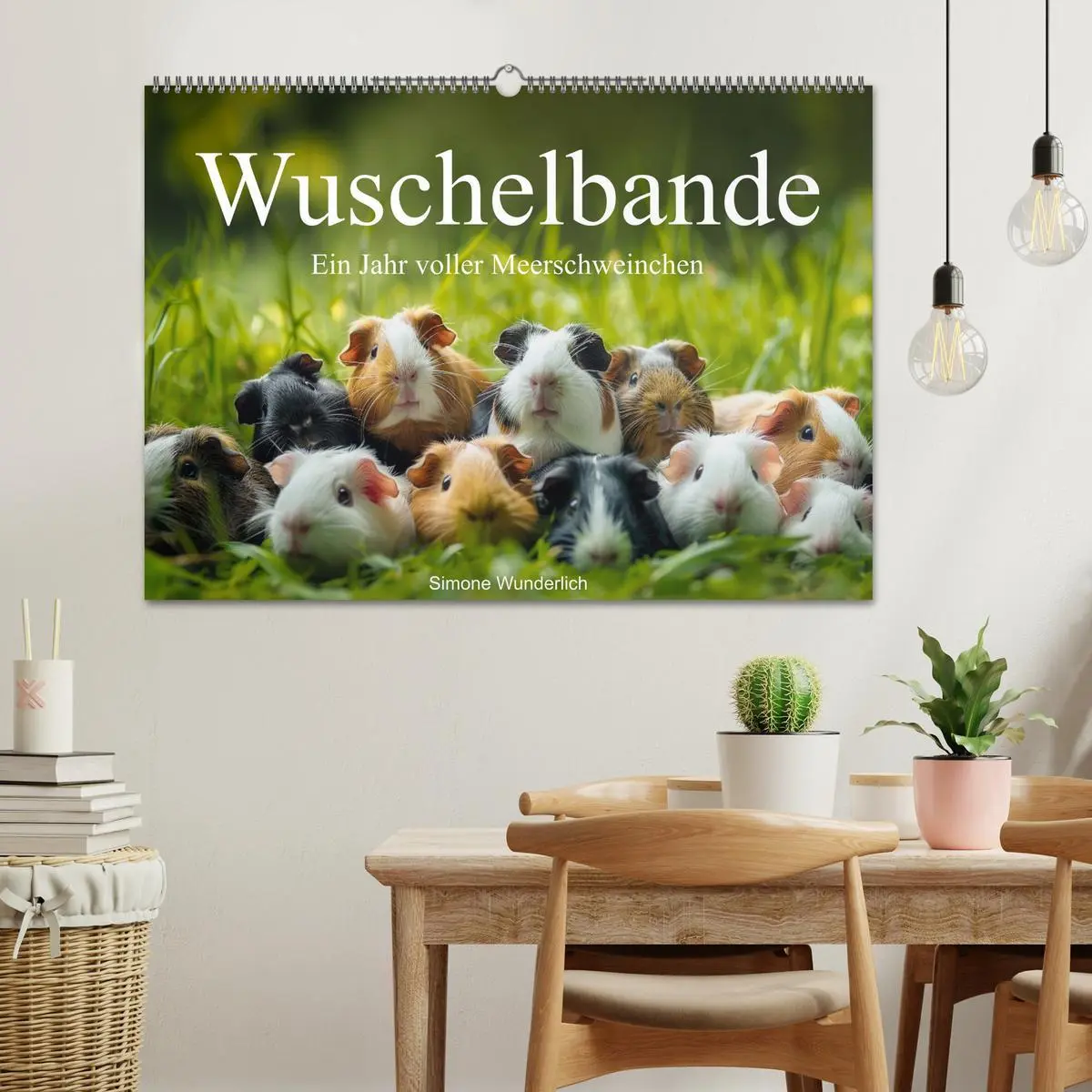 Bild: 9783457423981 | Wuschelbande - Ein Jahr voller Meerschweinchen (Wandkalender 2026...