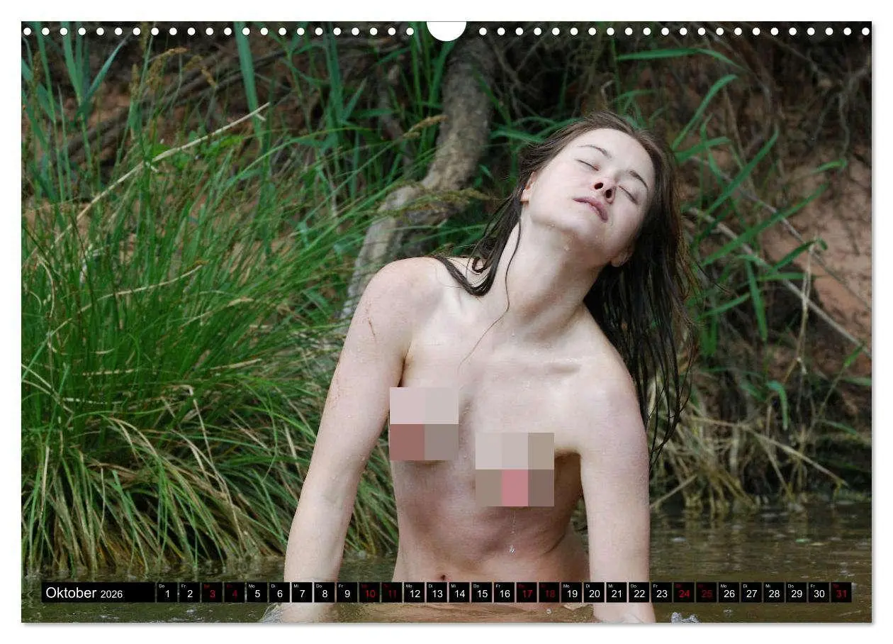 Bild: 9783457593981 | Nackte Natur (Wandkalender 2026 DIN A3 quer), CALVENDO Monatskalender