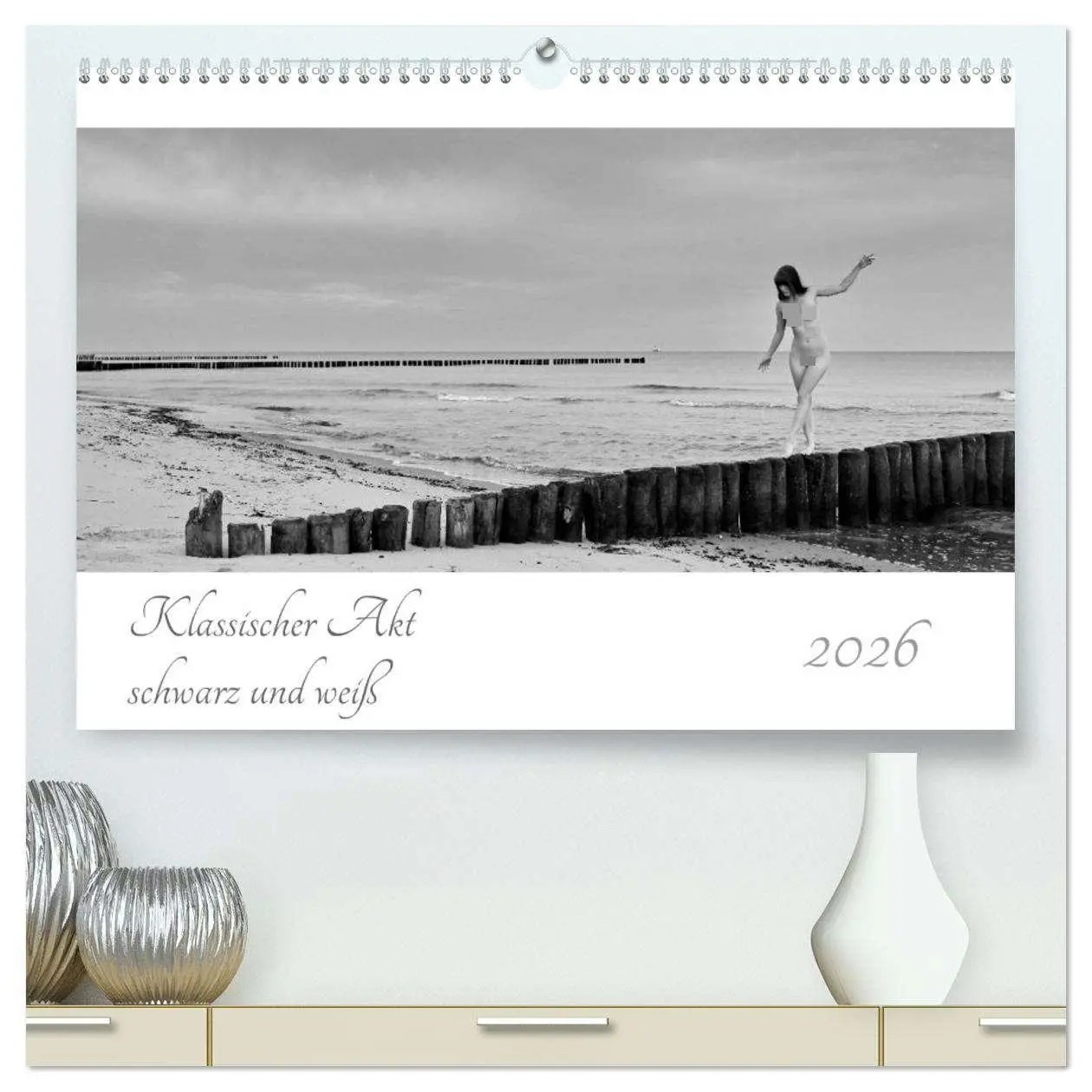 Cover: 9783457973981 | Klassischer Akt schwarz und weiß (hochwertiger Premium Wandkalender...