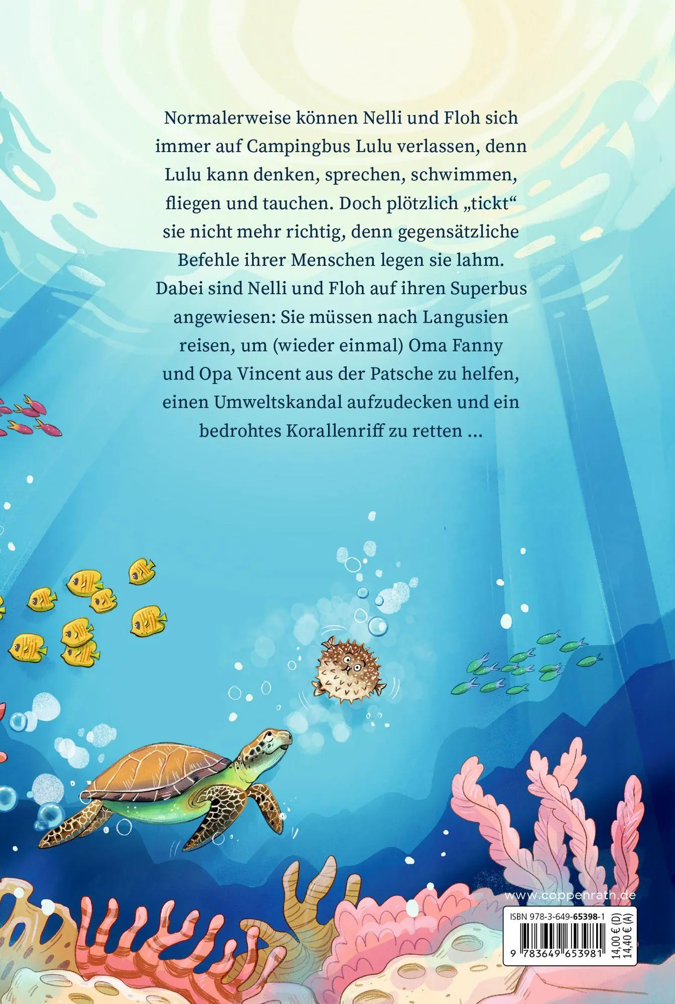 Bild: 9783649653981 | Lulu, der verrückte Superbus (Bd. 3) | auf Unterwasser-Expedition