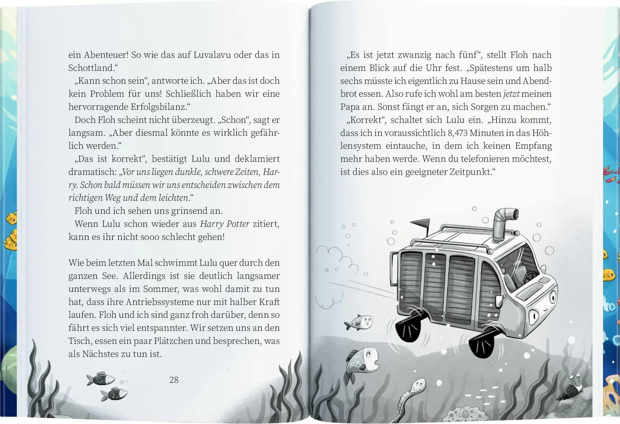Bild: 9783649653981 | Lulu, der verrückte Superbus (Bd. 3) | auf Unterwasser-Expedition