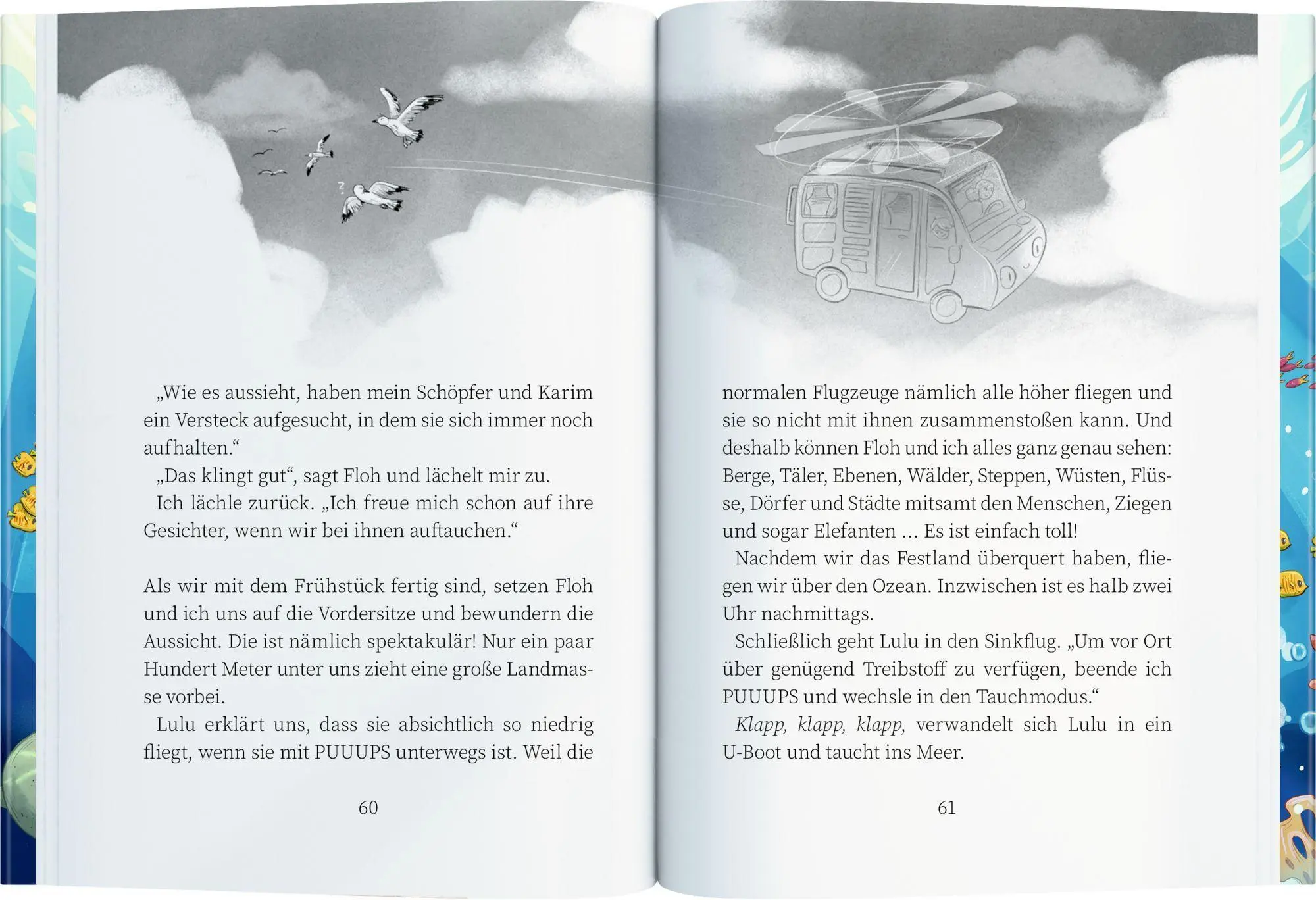 Bild: 9783649653981 | Lulu, der verrückte Superbus (Bd. 3) | auf Unterwasser-Expedition