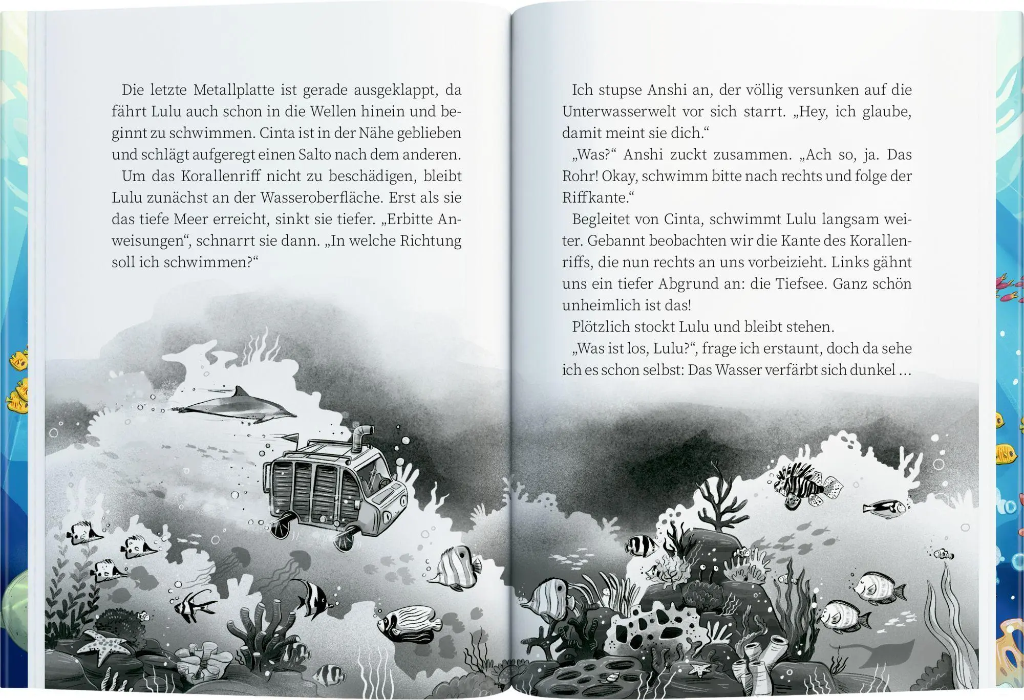 Bild: 9783649653981 | Lulu, der verrückte Superbus (Bd. 3) | auf Unterwasser-Expedition