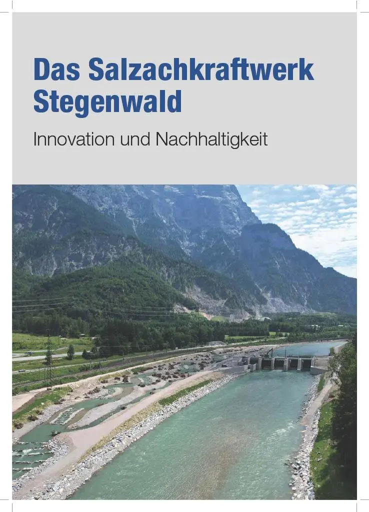 Cover: 9783900323981 | Das Salzachkraftwerk Stegenwald | Innovation und Nachhaltigkeit | Buch