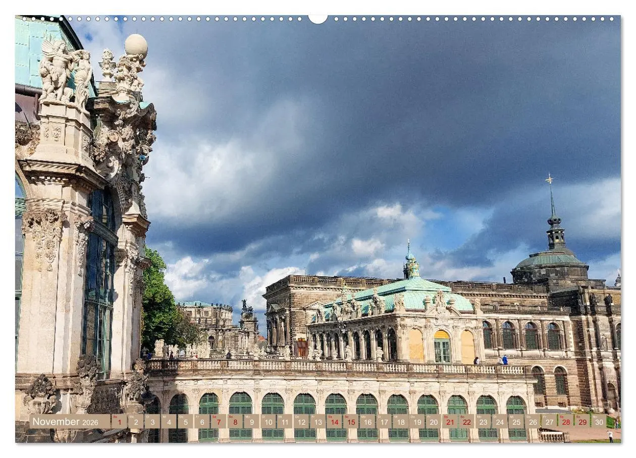Bild: 9783457554081 | Dresden prachtvoll und verspielt (Wandkalender 2026 DIN A2 quer),...