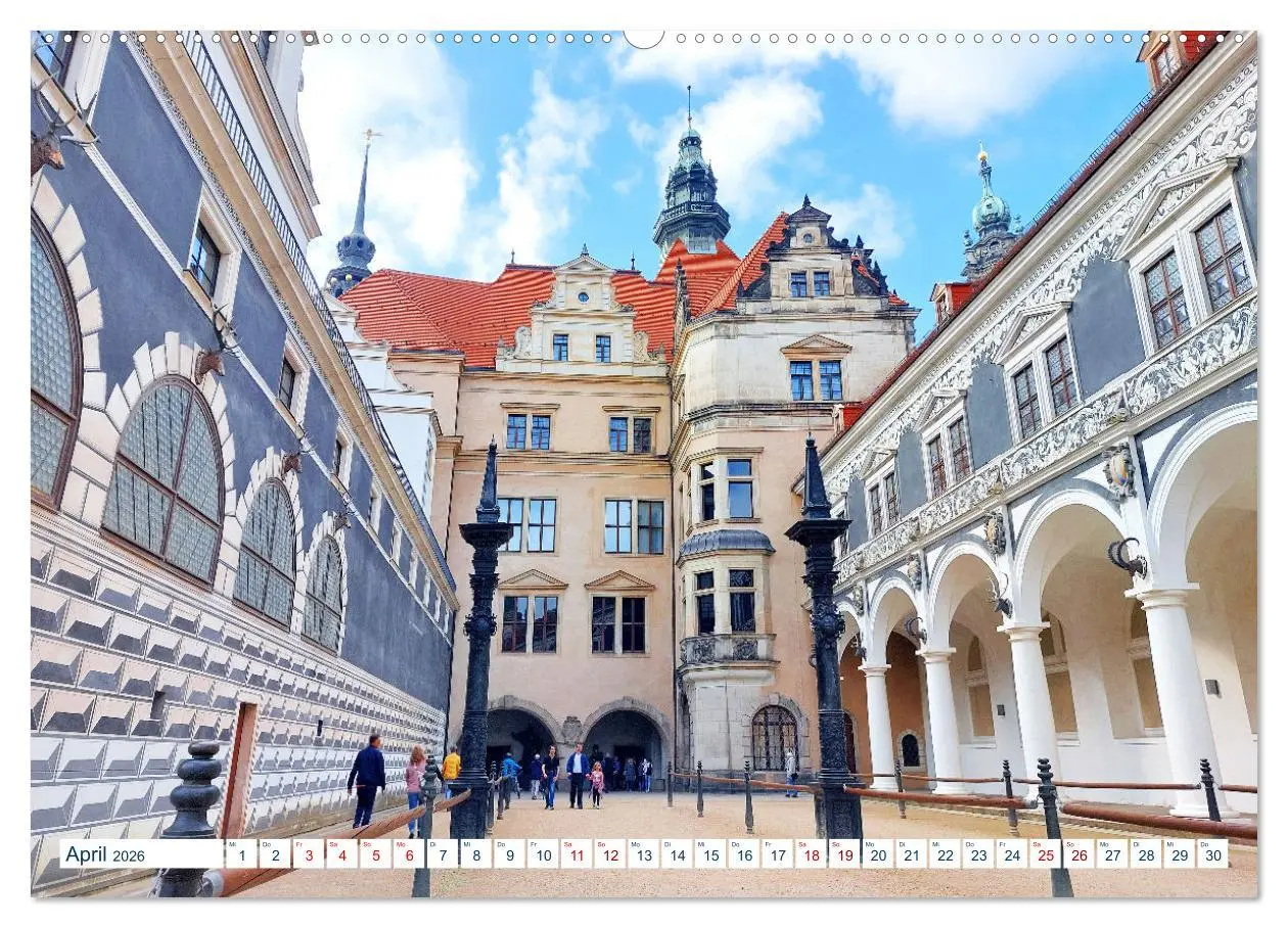 Bild: 9783457554081 | Dresden prachtvoll und verspielt (Wandkalender 2026 DIN A2 quer),...