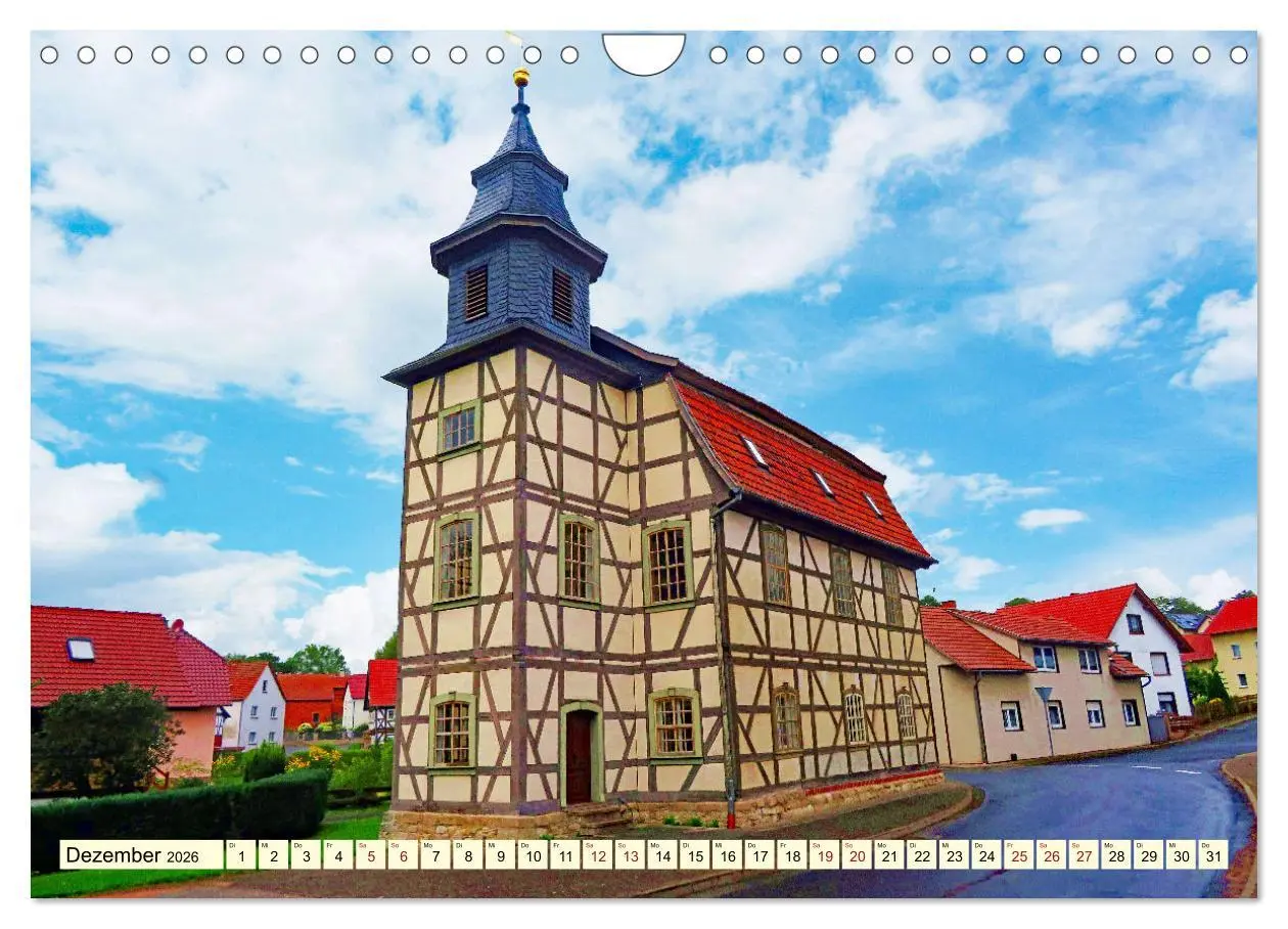 Bild: 9783457624081 | Fachwerkhäuser - Kirchen in Thüringen (Wandkalender 2026 DIN A4...