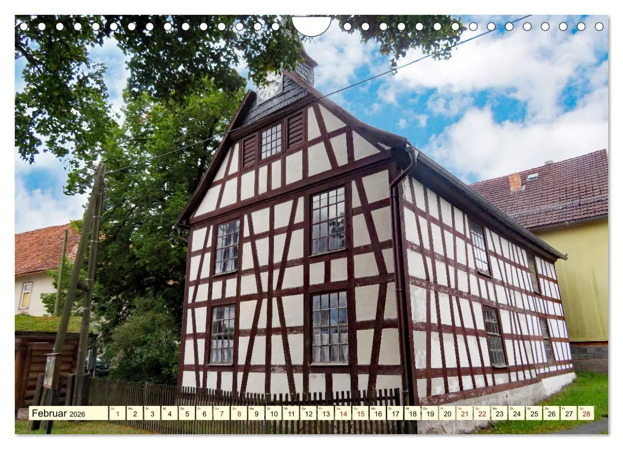 Bild: 9783457624081 | Fachwerkhäuser - Kirchen in Thüringen (Wandkalender 2026 DIN A4...