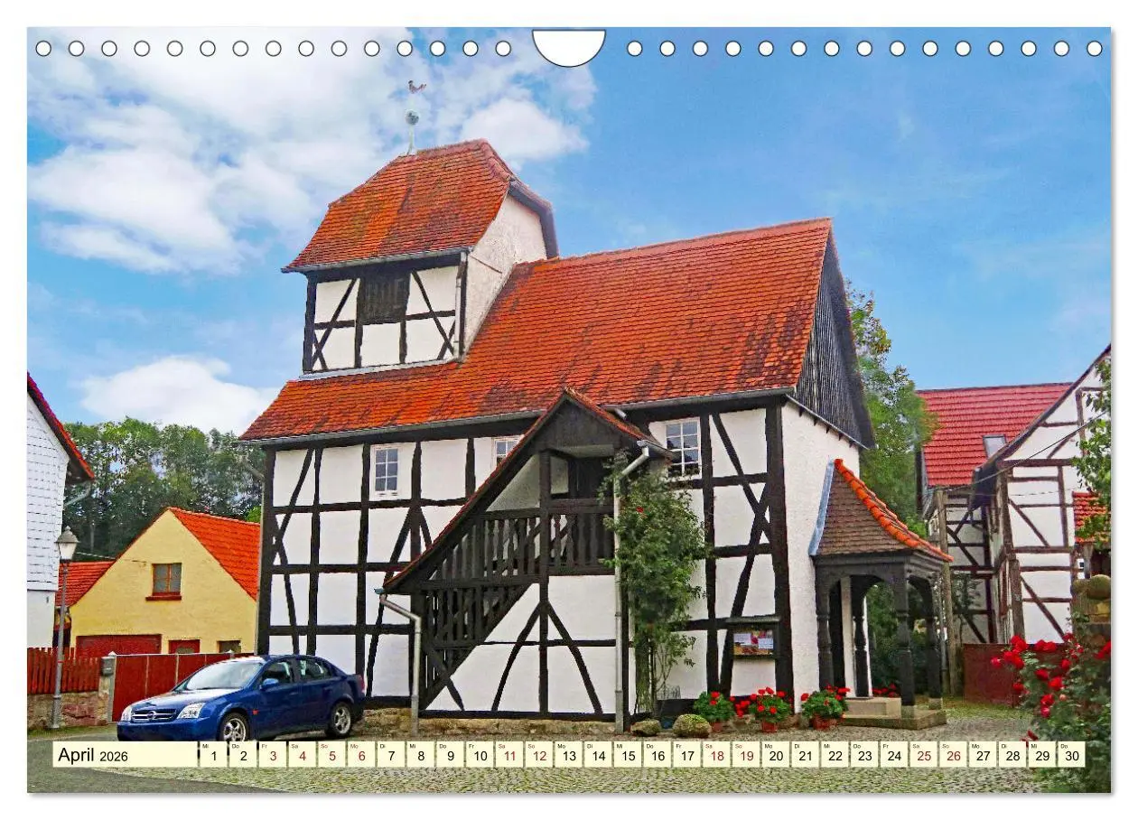 Bild: 9783457624081 | Fachwerkhäuser - Kirchen in Thüringen (Wandkalender 2026 DIN A4...