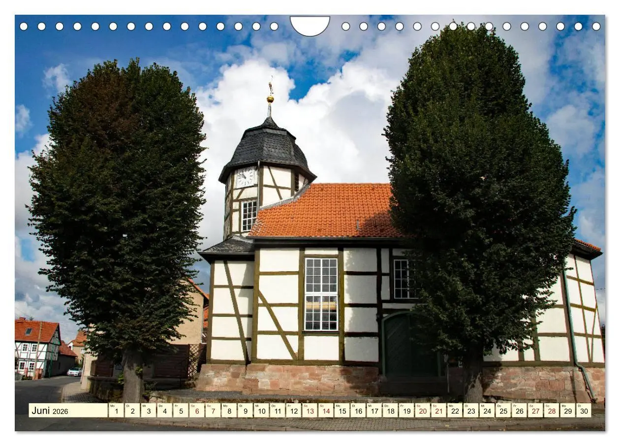 Bild: 9783457624081 | Fachwerkhäuser - Kirchen in Thüringen (Wandkalender 2026 DIN A4...