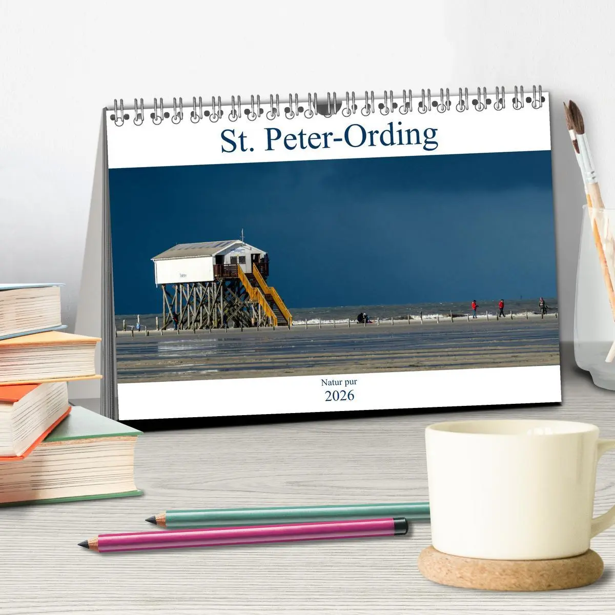 Bild: 9783457864081 | St. Peter-Ording - Natur pur (Tischkalender 2026 DIN A5 quer),...