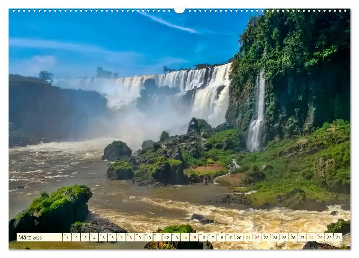 Bild: 9783516024081 | Iguazu Wasserfälle - Südamerika (hochwertiger Premium Wandkalender...