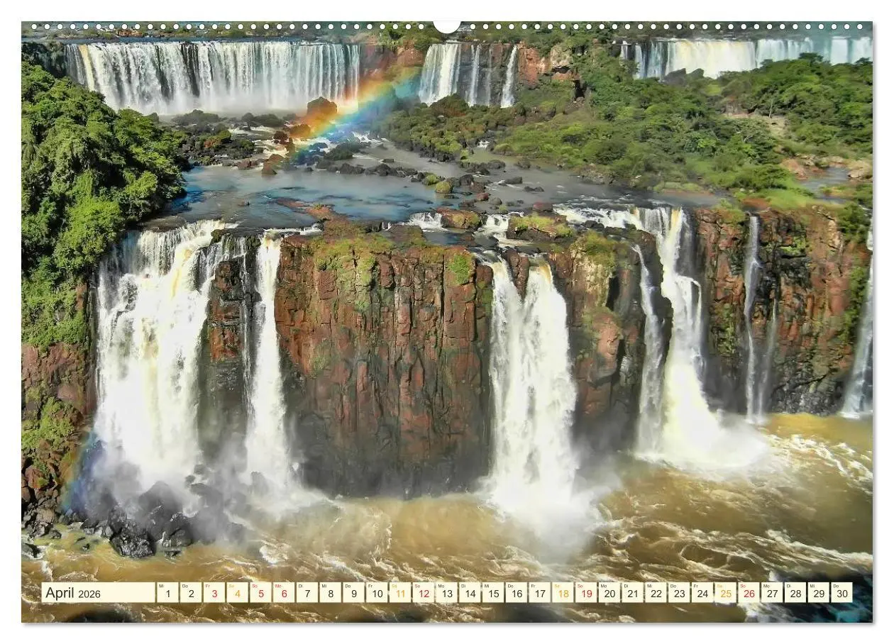 Bild: 9783516024081 | Iguazu Wasserfälle - Südamerika (hochwertiger Premium Wandkalender...