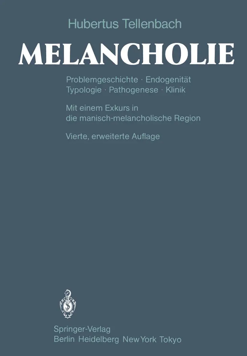 Cover: 9783642684081 | Melancholie | H. Tellenbach | Taschenbuch | xviii | Deutsch | 2011