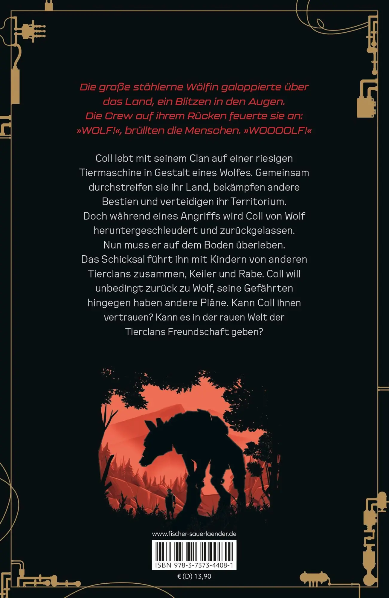 Rückseite: 9783737344081 | I am Wolf - Der Kampf der Tierclans | Alastair Chisholm | Buch | 2025