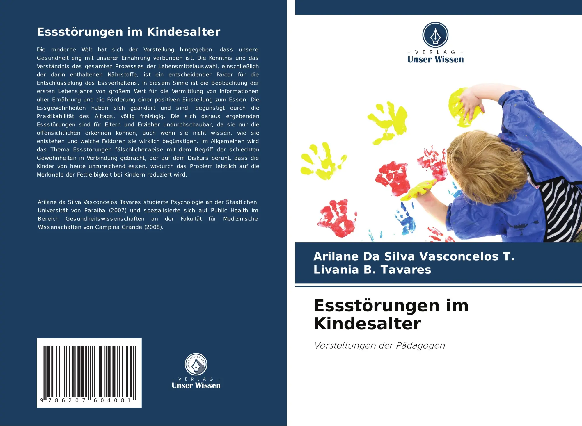 Cover: 9786207604081 | Essstörungen im Kindesalter | Vorstellungen der Pädagogen | T. (u. a.)