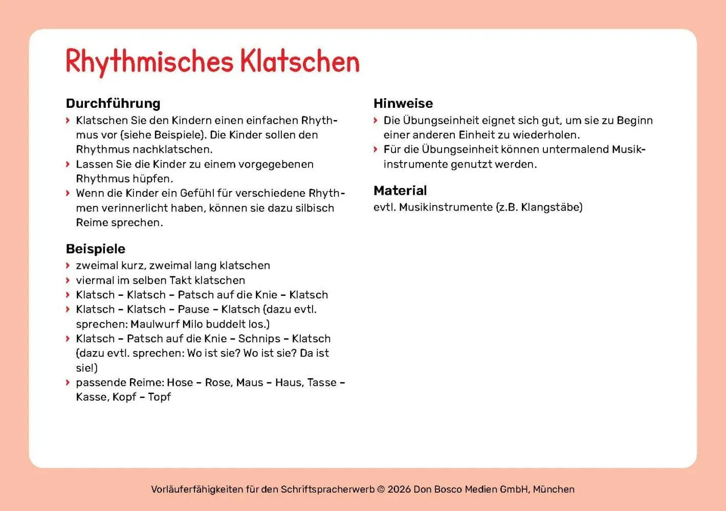 Bild: 4260694924181 | Vorläuferfähigkeiten für den Schriftspracherwerb | Reddig-Korn (u. a.)