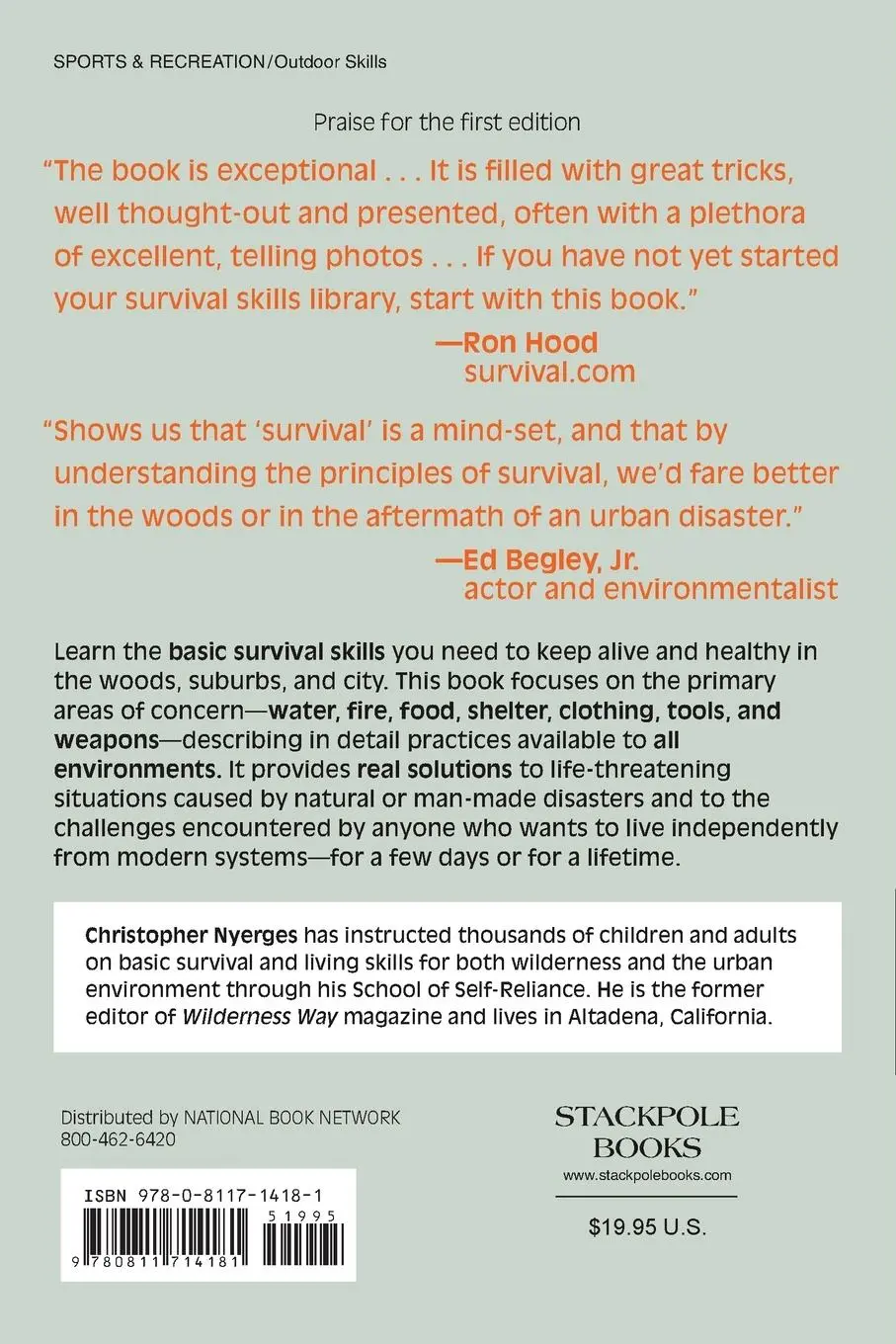 Rückseite: 9780811714181 | How to Survive Anywhere | Christopher Nyerges | Taschenbuch | Englisch