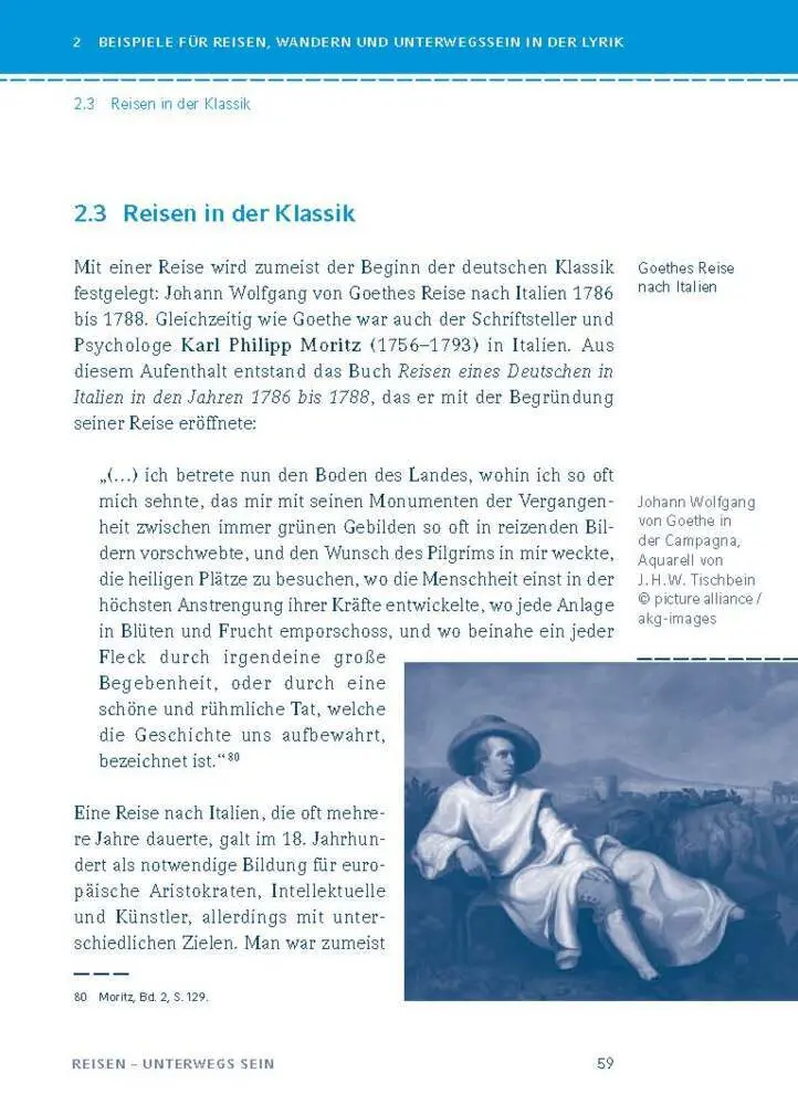 Bild: 9783129304181 | Reisen - unterwegs sein. Lyrik vom Barock bis zur Gegenwart | Buch
