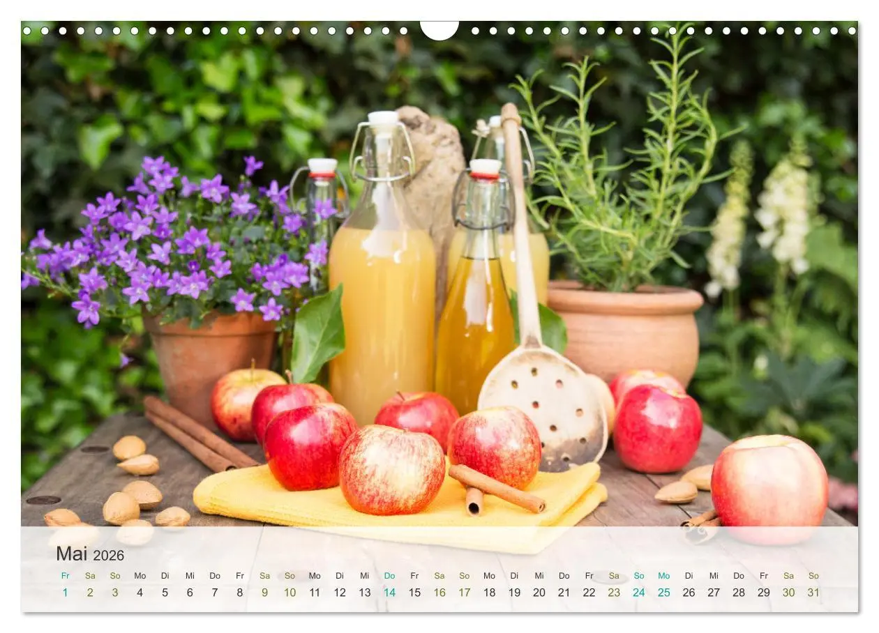 Bild: 9783457304181 | ApfelZEIT - Natürlich köstlich (Wandkalender 2026 DIN A3 quer),...