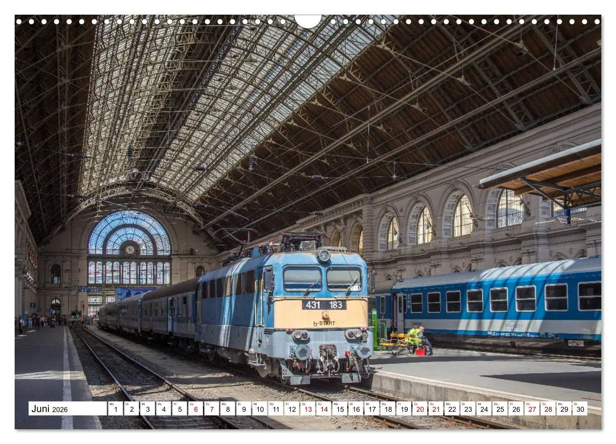 Bild: 9783457854181 | Eisenbahn in Ungarn (Wandkalender 2026 DIN A3 quer), CALVENDO...