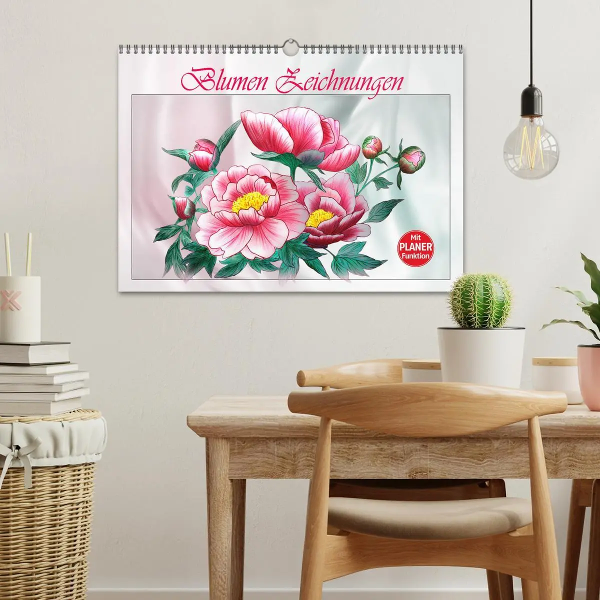 Bild: 9783516014181 | Blumen-Zeichnungen (Wandkalender 2026 DIN A3 quer), CALVENDO...