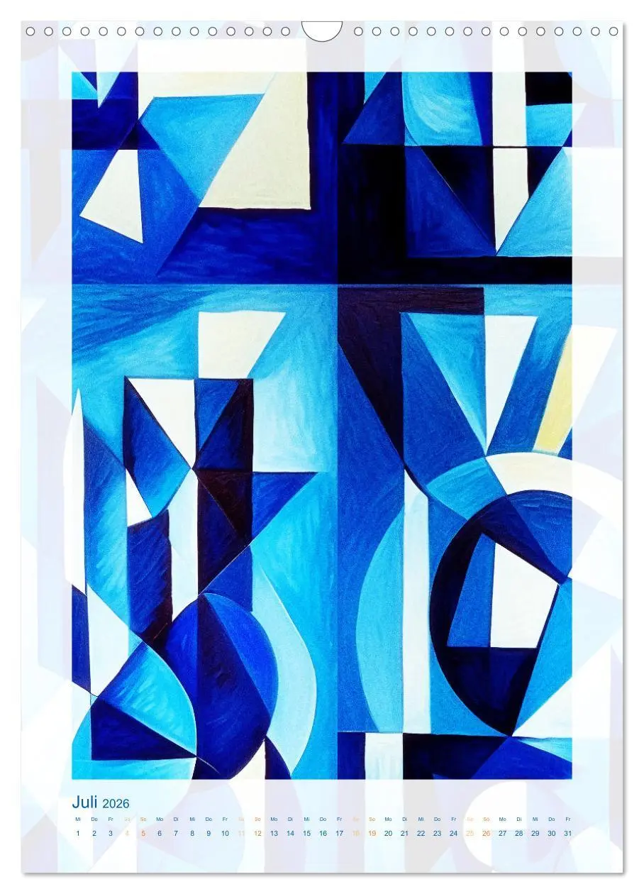 Bild: 9783516254181 | Licht und Schatten . Cubism Wall Art (Wandkalender 2026 DIN A3...